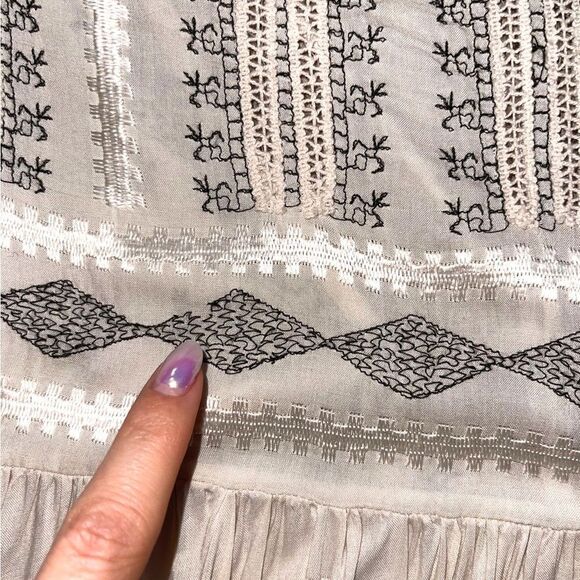 Free People Wild One Embroidered Top - Picture 11 of 16